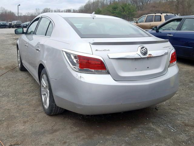 1G4GC5EC2BF308160 - 2011 BUICK LACROSSE C SILVER photo 3