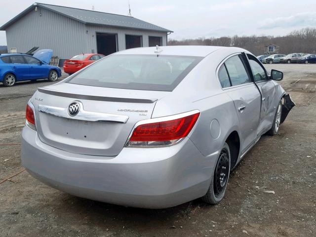 1G4GC5EC2BF308160 - 2011 BUICK LACROSSE C SILVER photo 4