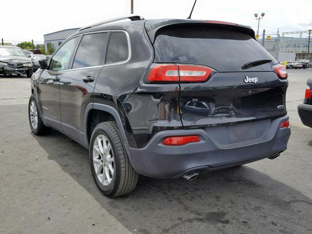 1C4PJLCS8EW105724 - 2014 JEEP CHEROKEE L BLACK photo 3