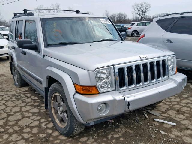 1J8HG48N26C230645 - 2006 JEEP COMMANDER SILVER photo 1