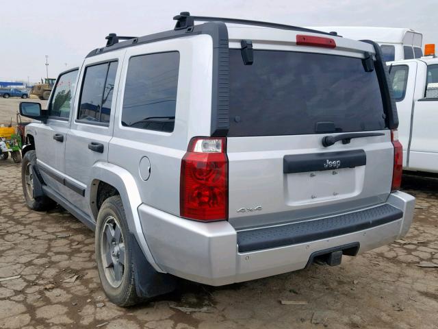 1J8HG48N26C230645 - 2006 JEEP COMMANDER SILVER photo 3