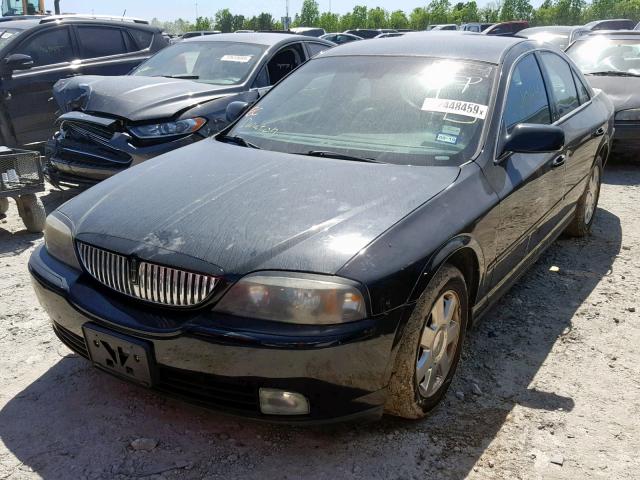 1LNHM86S05Y630684 - 2005 LINCOLN LS BLACK photo 2