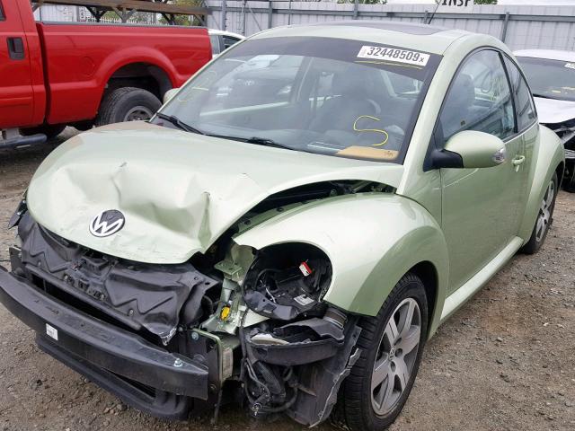 3VWRG31C06M405260 - 2006 VOLKSWAGEN NEW BEETLE Yaşıl foto 2