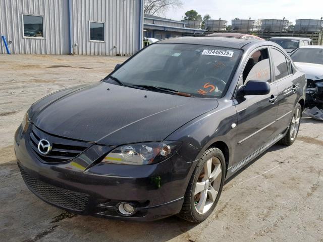 JM1BK323041144613 - 2004 MAZDA 3 S BLACK photo 2