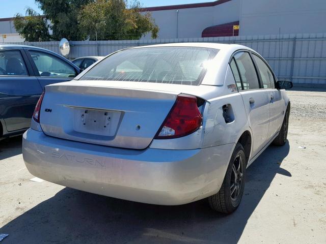 1G8AF52F65Z147163 - 2005 SATURN ION LEVEL SILVER photo 4