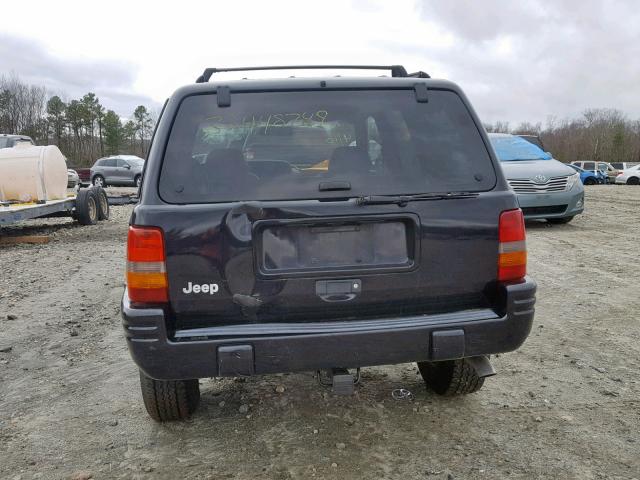 1J4GZ48S7WC176028 - 1998 JEEP GRAND CHER BLACK photo 9