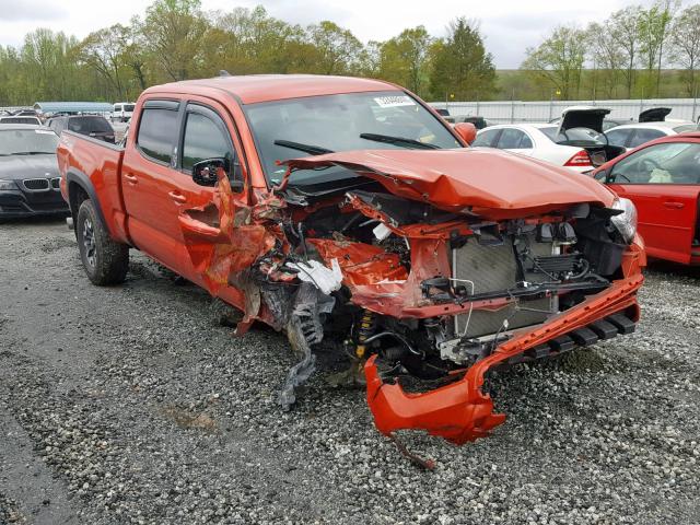 5TFDZ5BNXHX026976 - 2017 TOYOTA TACOMA DOU ORANGE photo 1