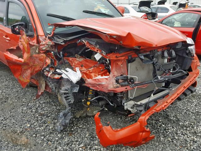 5TFDZ5BNXHX026976 - 2017 TOYOTA TACOMA DOU ORANGE photo 9