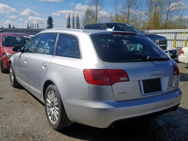 WAUKH74F46N161713 - 2006 AUDI A6 AVANT Q GRAY photo 3