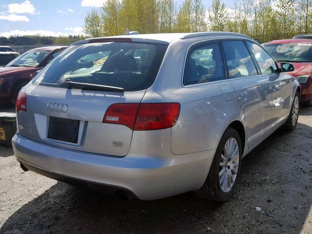 WAUKH74F46N161713 - 2006 AUDI A6 AVANT Q GRAY photo 4