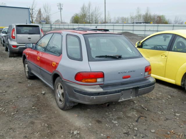 JF1GF4854TG817106 - 1996 SUBARU IMPREZA OU RED photo 3