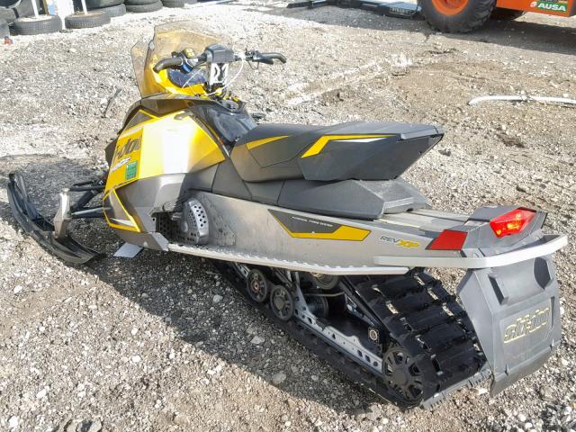 2BPSBHDA7DV000374 - 2013 SKI DOO MXZ YELLOW photo 3