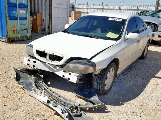 1LNHM86S73Y702381 - 2003 LINCOLN LS WHITE photo 2