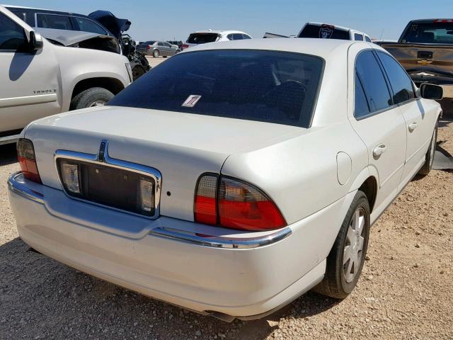 1LNHM86S73Y702381 - 2003 LINCOLN LS WHITE photo 4