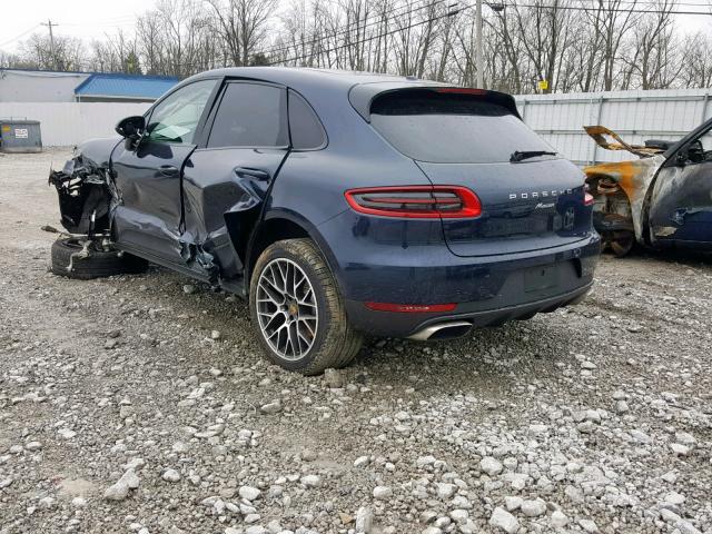 WP1AA2A51JLB05345 - 2018 PORSCHE MACAN BLUE photo 3