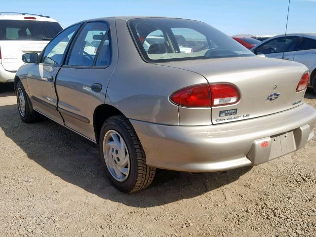 1G1JF5246V7317739 - 1997 CHEVROLET CAVALIER L BEIGE photo 3