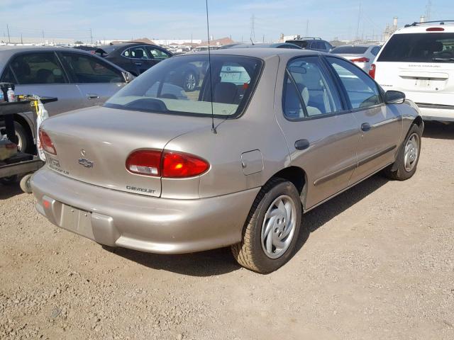 1G1JF5246V7317739 - 1997 CHEVROLET CAVALIER L BEIGE photo 4