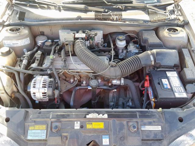 1G1JF5246V7317739 - 1997 CHEVROLET CAVALIER L BEIGE photo 7