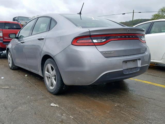 1C3CDFBB2GD592737 - 2016 DODGE DART SXT SILVER photo 3