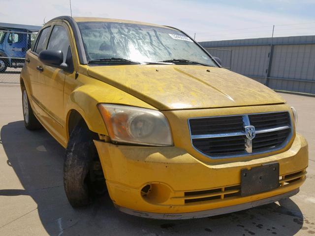 1B3HB48B07D576623 - 2007 DODGE CALIBER SX YELLOW photo 1