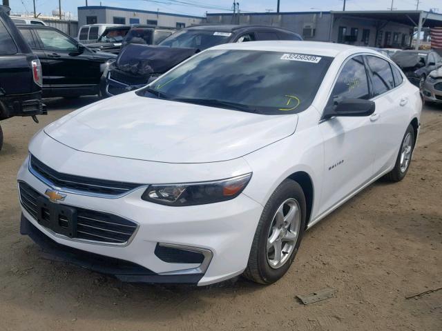 1G1ZB5STXGF326314 - 2016 CHEVROLET MALIBU LS WHITE photo 2