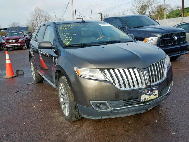 2LMDJ8JK2BBJ25547 - 2011 LINCOLN MKX GRAY photo 1