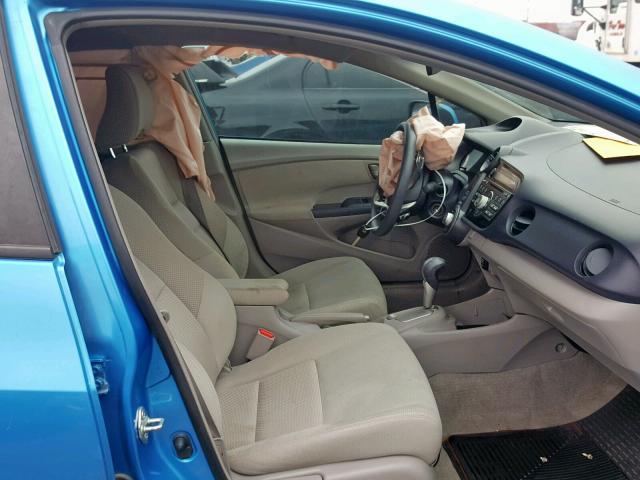 JHMZE2H70AS015382 - 2010 HONDA INSIGHT BLUE photo 5