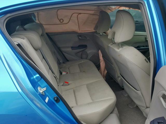 JHMZE2H70AS015382 - 2010 HONDA INSIGHT BLUE photo 6