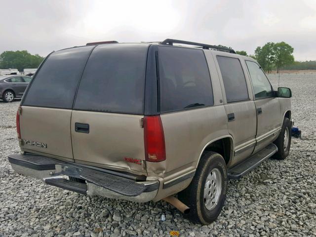 1GKEK13R3XJ776938 - 1999 GMC YUKON SILVER photo 4