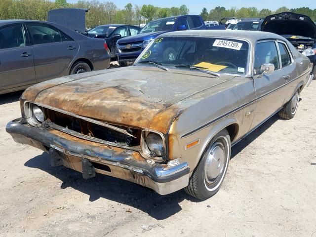 1Y17H4K130434 - 1974 CHEVROLET NOVA GOLD photo 2