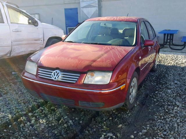 3VWRK69M25M027373 - 2005 VOLKSWAGEN JETTA GL RED photo 2