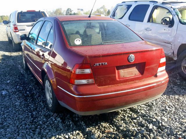 3VWRK69M25M027373 - 2005 VOLKSWAGEN JETTA GL RED photo 3