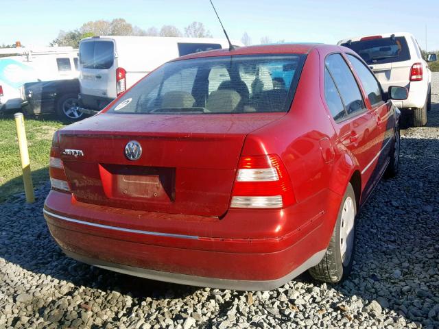 3VWRK69M25M027373 - 2005 VOLKSWAGEN JETTA GL RED photo 4