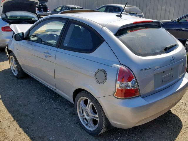 KMHCN3AC5AU154346 - 2010 HYUNDAI ACCENT SE SILVER photo 3