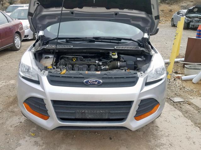 1FMCU0F70FUC63947 - 2015 FORD ESCAPE S SILVER photo 7