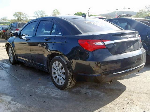 1C3CCBAG9DN767662 - 2013 CHRYSLER 200 LX BLACK photo 3