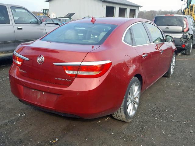 1G4PR5SK0D4158316 - 2013 BUICK VERANO CON RED photo 4