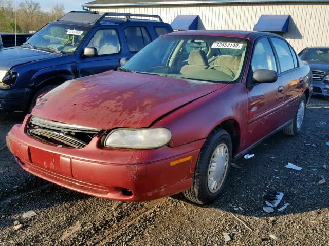 1G1ND52F55M218503 - 2005 CHEVROLET CLASSIC BURGUNDY photo 2