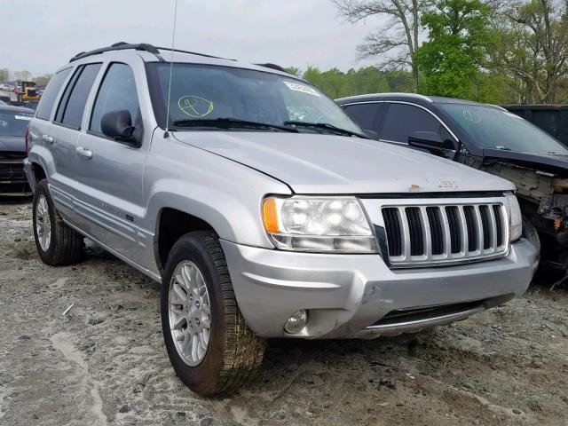 1J4GW58N04C313963 - 2004 JEEP GRAND CHER SILVER photo 1