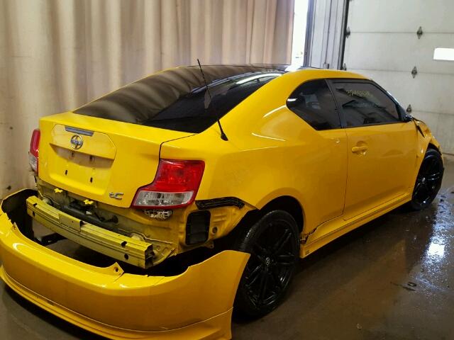 JTKJF5C79C3028965 - 2012 TOYOTA SCION TC ყვითელი ფოტო 4