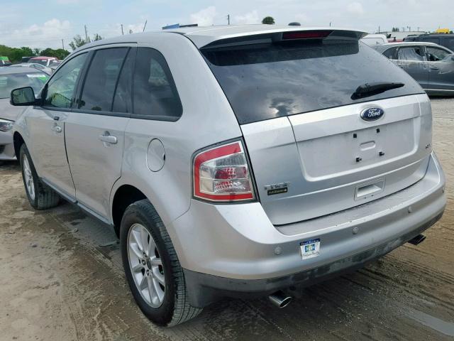 2FMDK3JCXABA97452 - 2010 FORD EDGE SEL SILVER photo 3