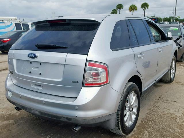 2FMDK3JCXABA97452 - 2010 FORD EDGE SEL SILVER photo 4