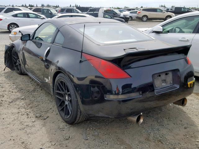 JN1AZ34EX5M653813 - 2005 NISSAN 350Z COUPE BLACK photo 3