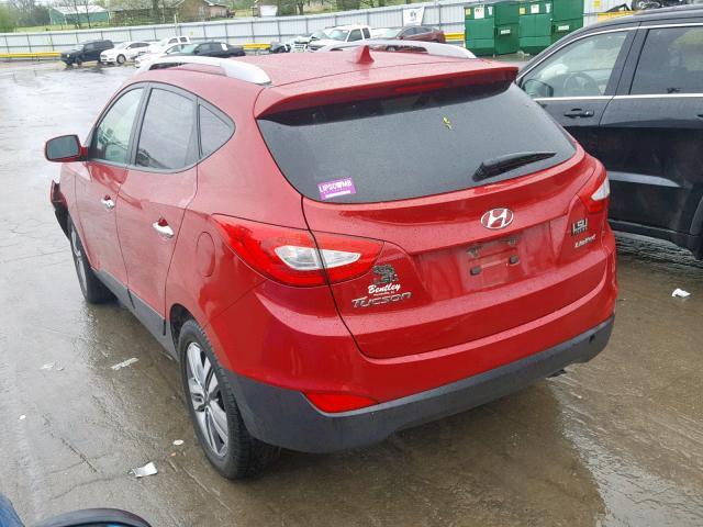 KM8JU3AG7FU058948 - 2015 HYUNDAI TUCSON LIM RED photo 3