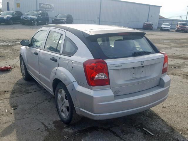 1B3HB28B68D782177 - 2008 DODGE CALIBER SILVER photo 3