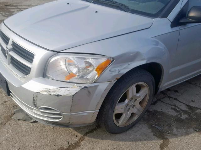 1B3HB28B68D782177 - 2008 DODGE CALIBER SILVER photo 9