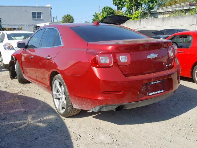 1G11J5SX9DF179420 - 2013 CHEVROLET MALIBU LTZ RED photo 3