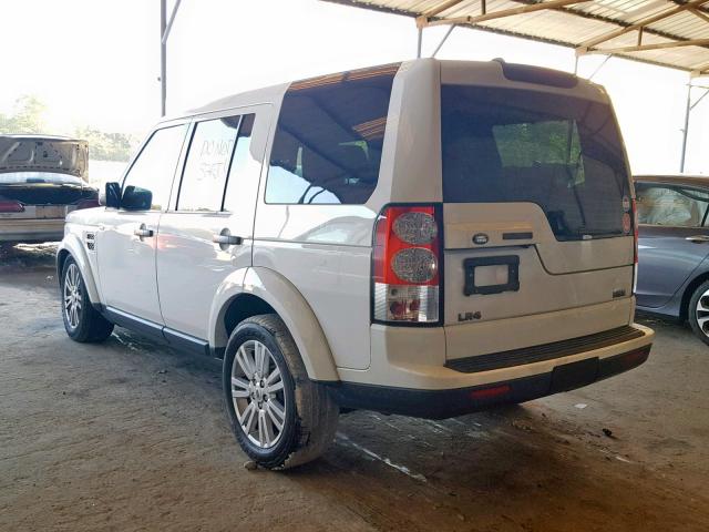 SALAG2D4XBA554032 - 2011 LAND ROVER LR4 HSE WHITE photo 3