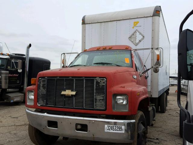 1GBJ6H1J7RJ100469 - 1994 CHEVROLET KODIAK C6H RED photo 2