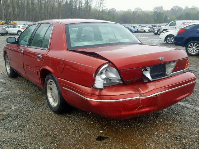 2FAFP74W5YX101504 - 2000 FORD CROWN VICT RED photo 3